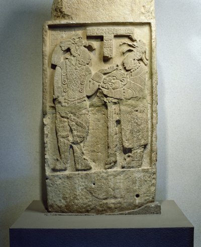Lintel 24 from Yaxchilan, Chiapas, Mexico, Late Classic Period (600-900 AD) by Mayan